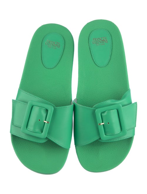 Frances Valentine Leather Slides