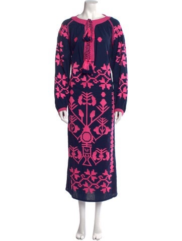 Frances Valentine Dresses Printed Long Dress M