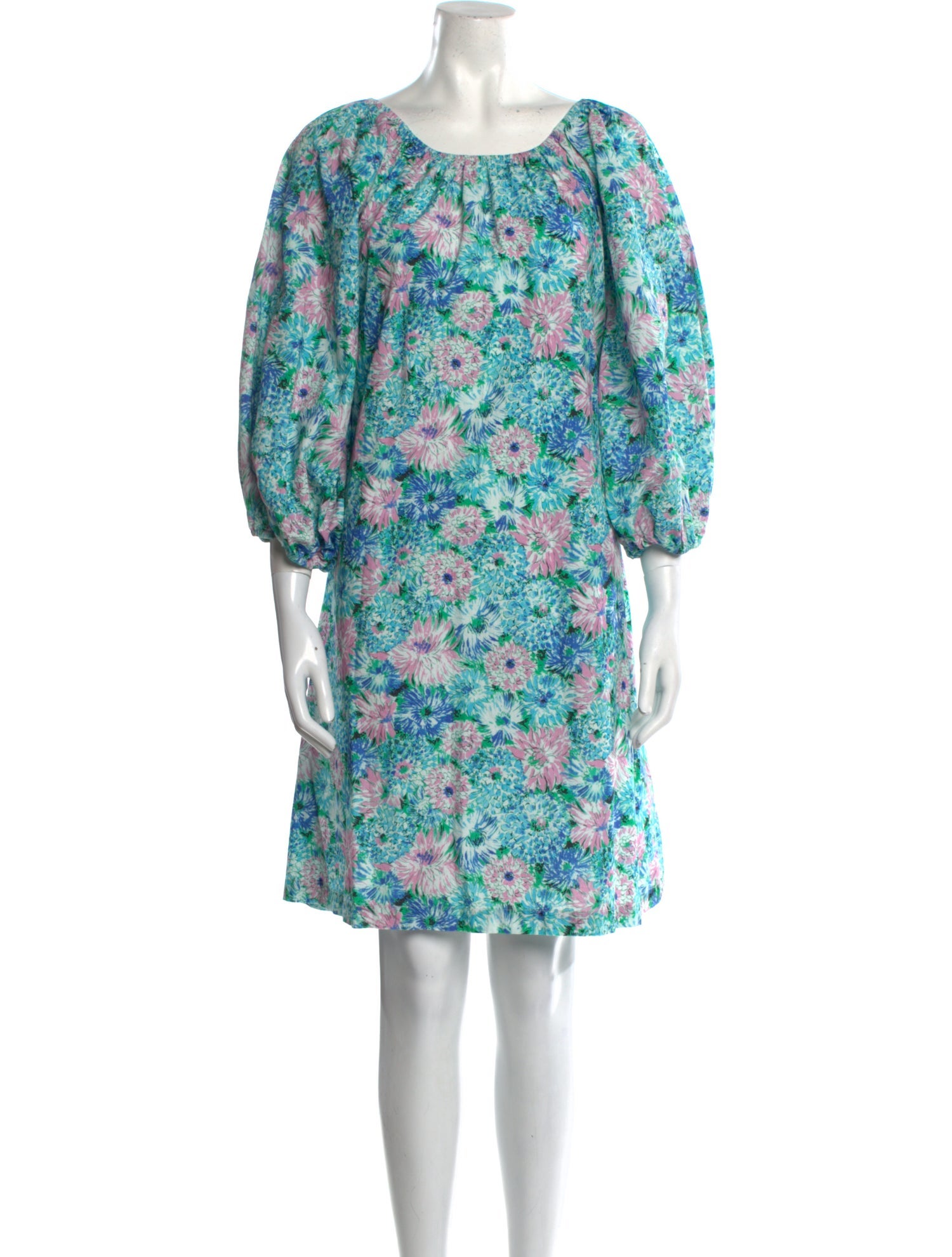 Frances Valentine Floral Print Mini Dress