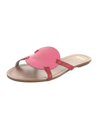 Frances Valentine Leather Slides