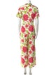 Frances Valentine Printed Mock Neck Jumpsuit