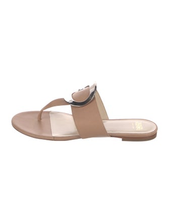 Frances Valentine Leather Slides
