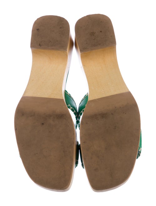 Frances Valentine Leather Slides