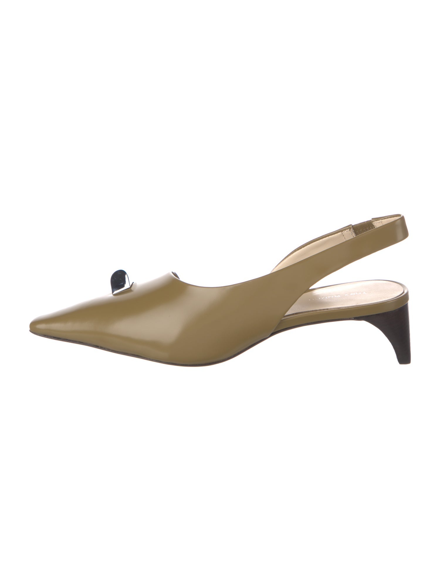 Frances Valentine Leather Slingback Flats