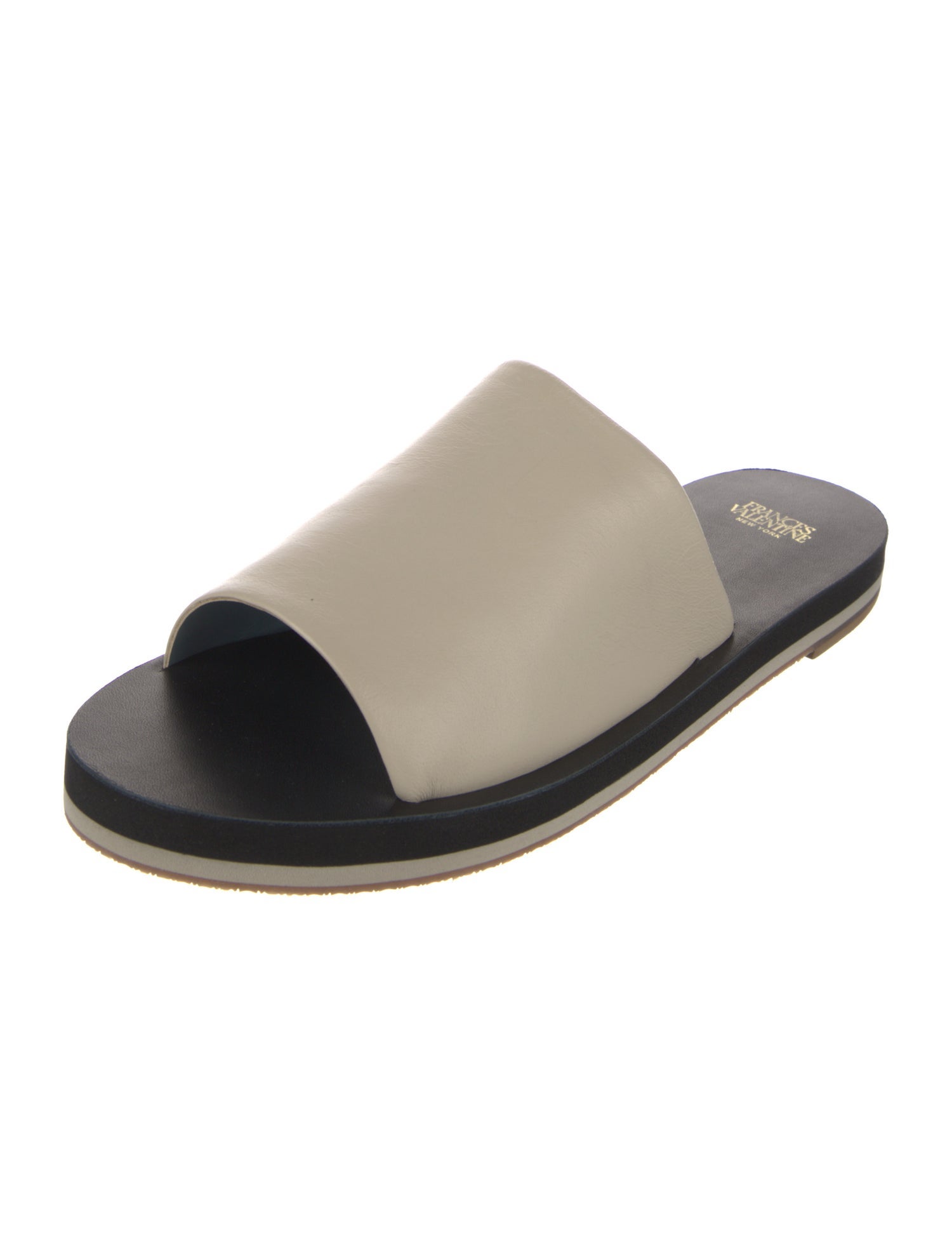 Frances Valentine Leather Slides