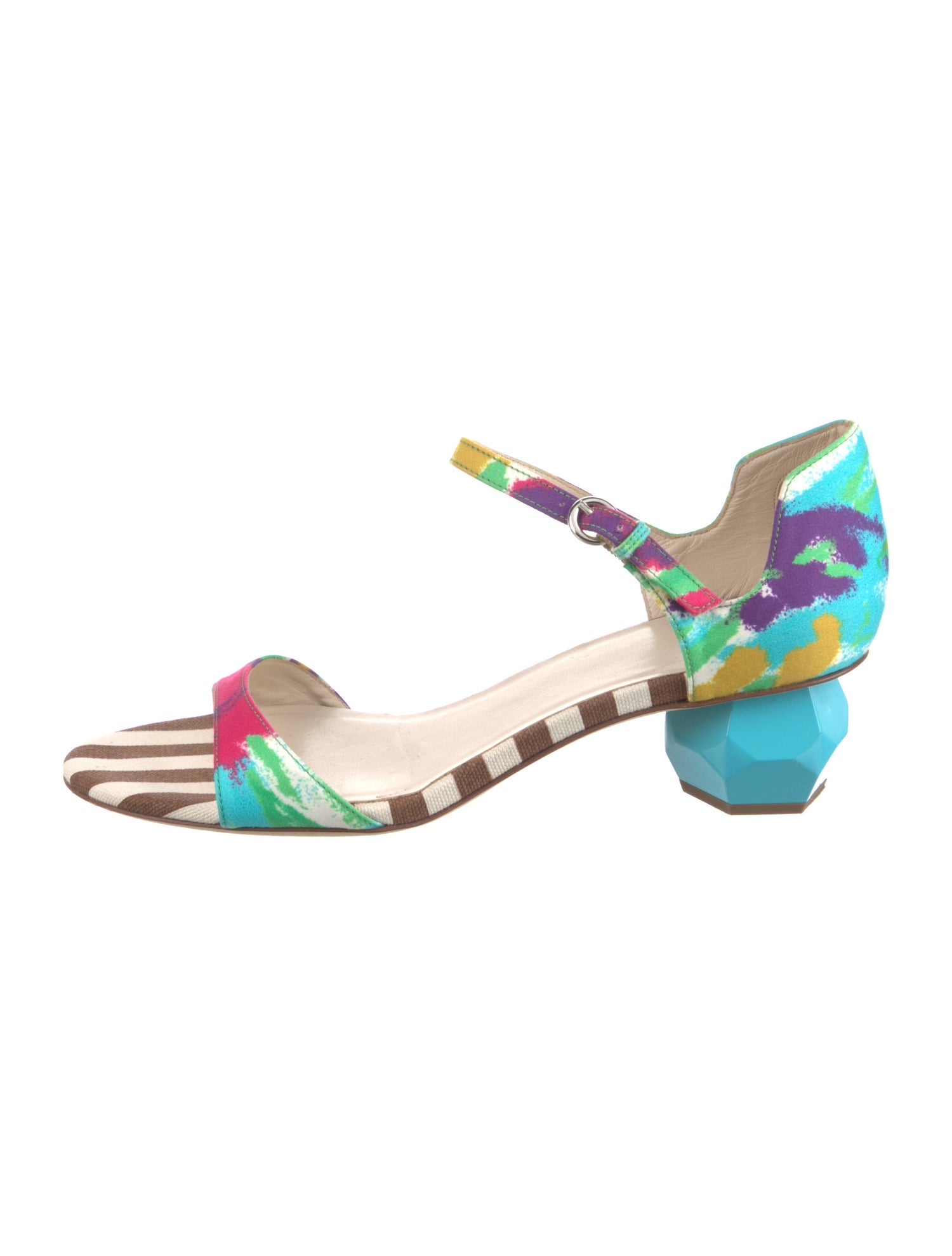 Frances Valentine Printed Sandals
