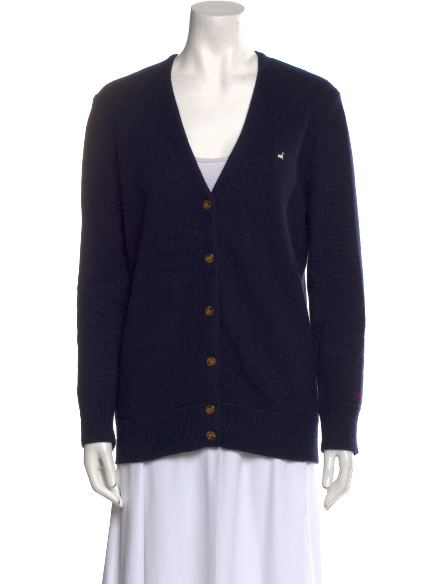 Frances Valentine Angora V-Neck Sweater w/ Tags