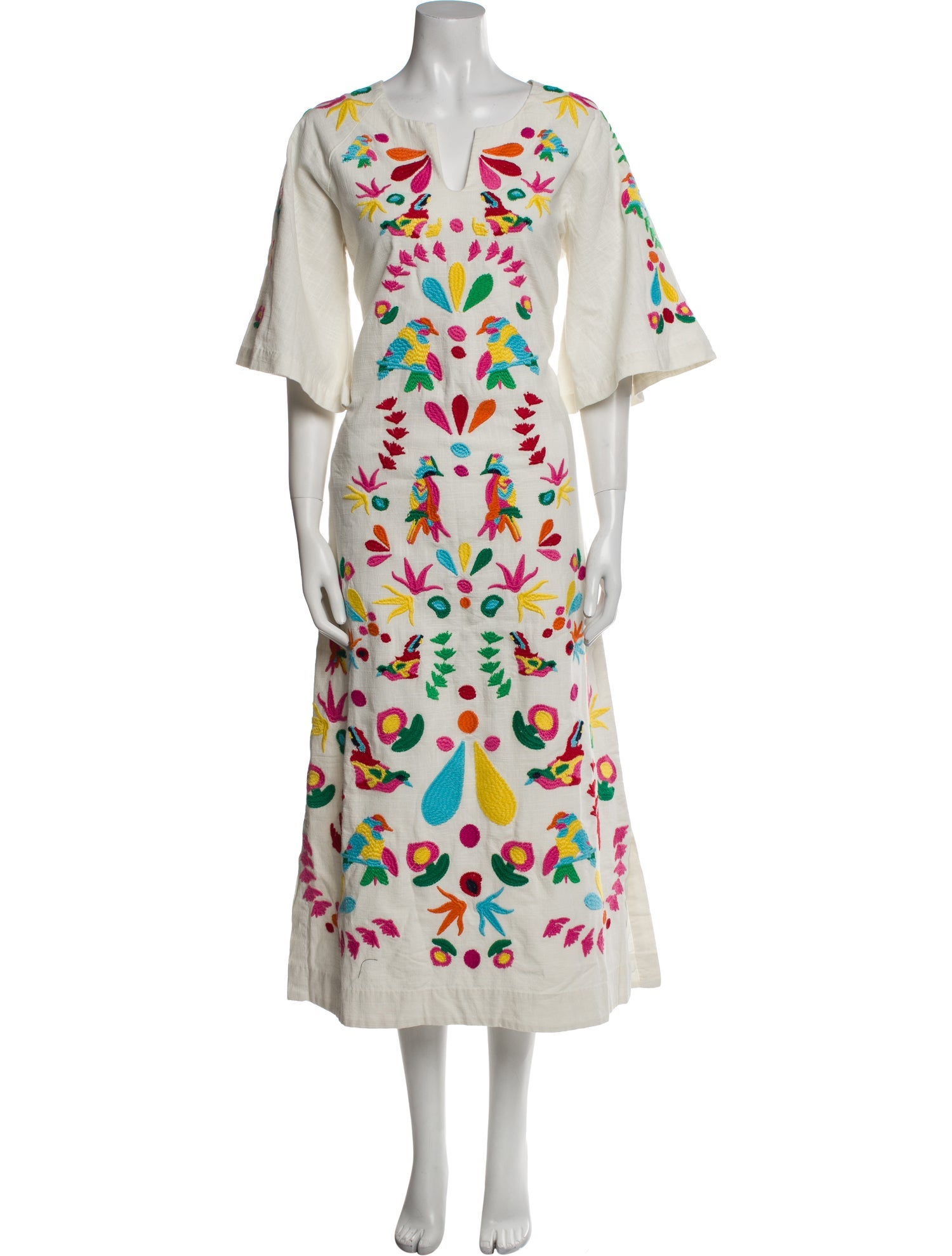 Frances Valentine Printed Long Dress w/ Tags