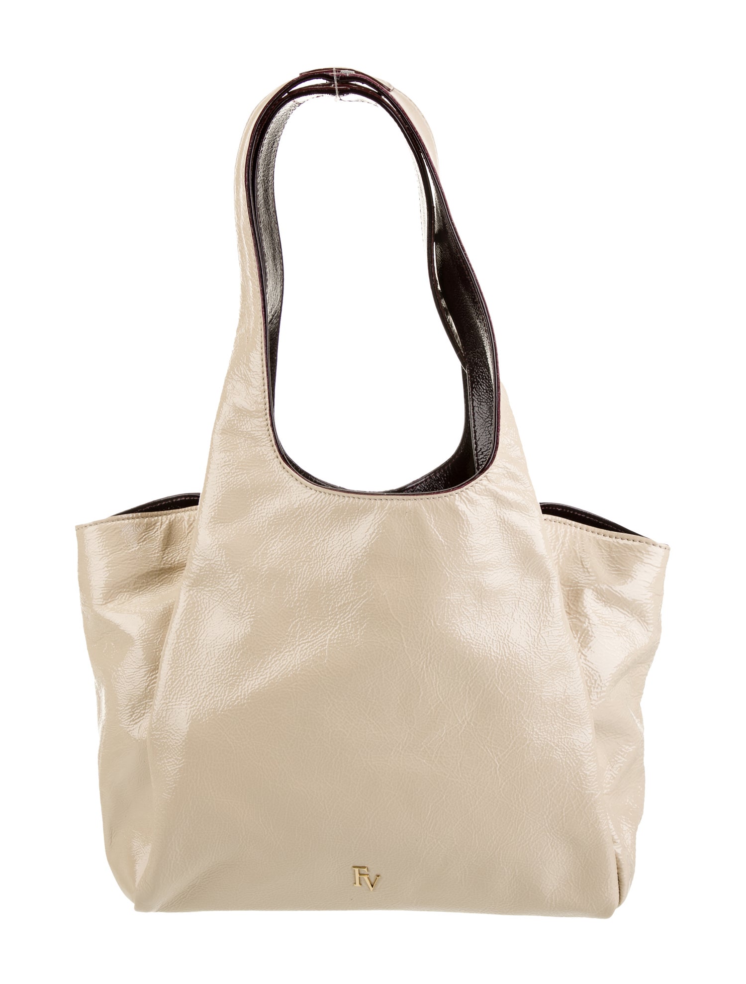 Frances Valentine Patent Leather Shoulder Bag