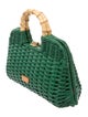 Frances Valentine Wicker Top Handle Bag