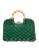 Frances Valentine Wicker Top Handle Bag