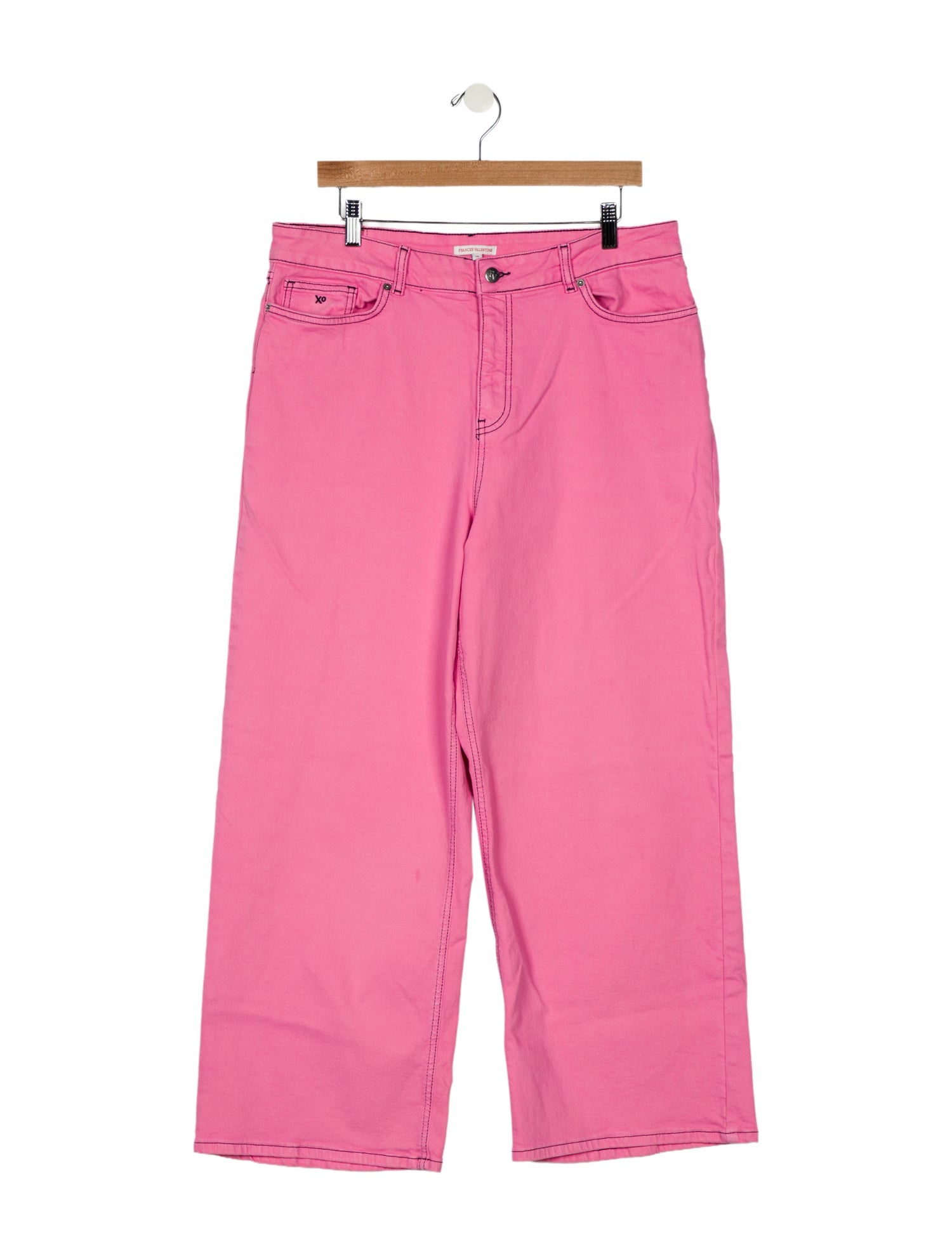 Frances Valentine High-Rise Wide Leg Jeans