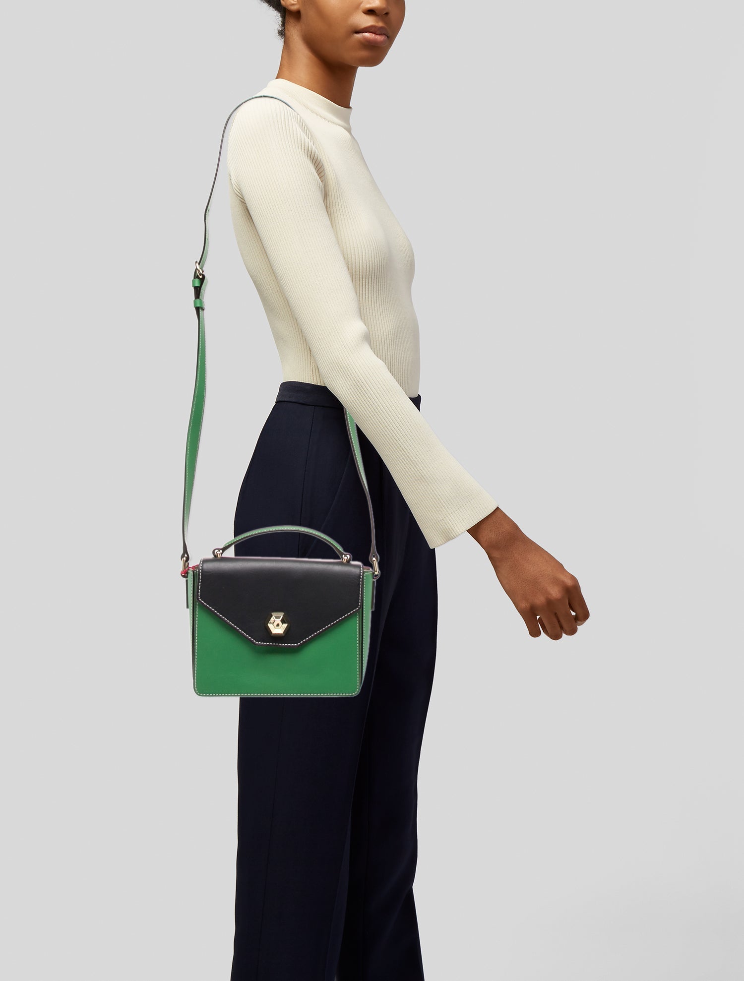 Frances Valentine Leather Crossbody Bag