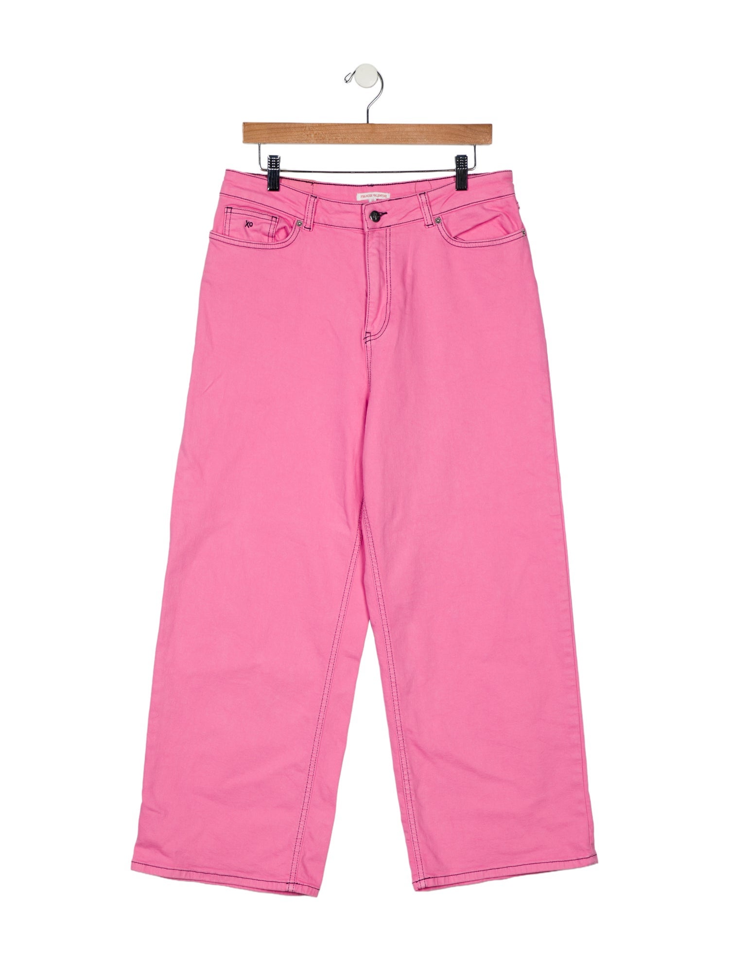 Frances Valentine High-Rise Wide Leg Jeans