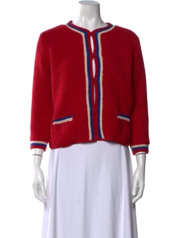 Frances Valentine Knitwear Lambswool Crew Neck Sweater XS