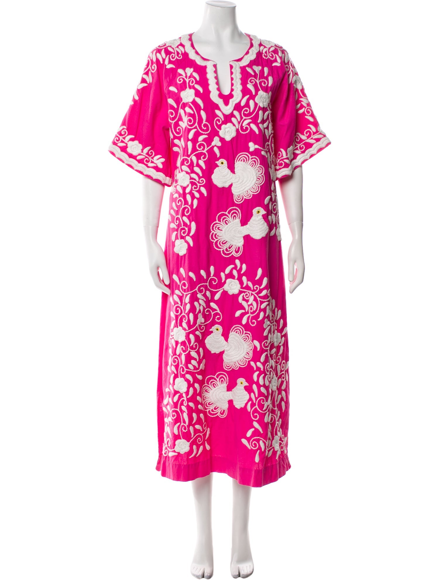 Frances Valentine Floral Print Long Dress