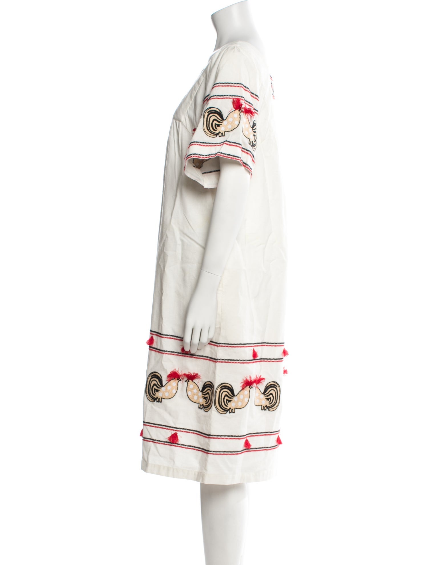 Frances Valentine Graphic Print Knee-Length Dress