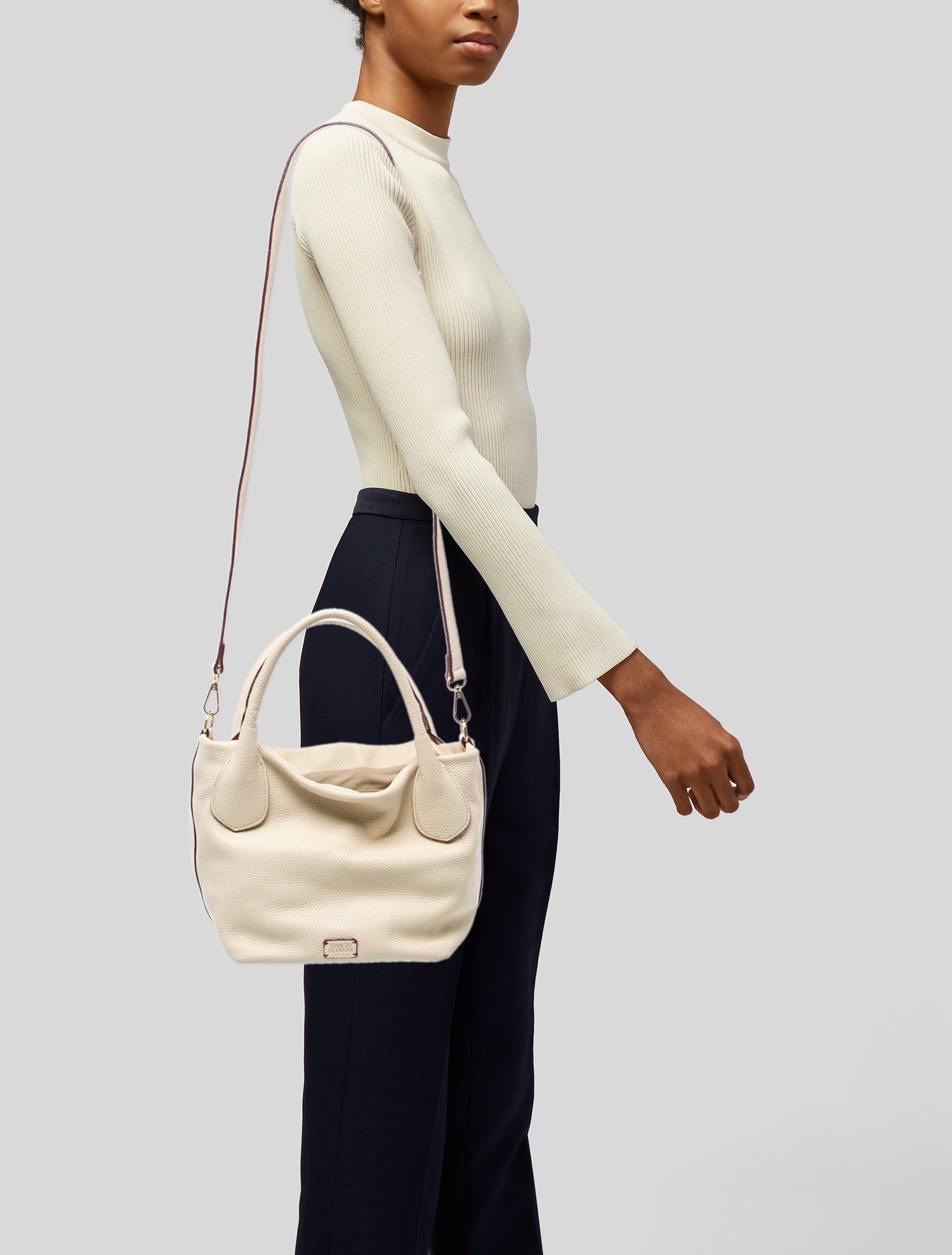 Frances Valentine Leather Shoulder Bag