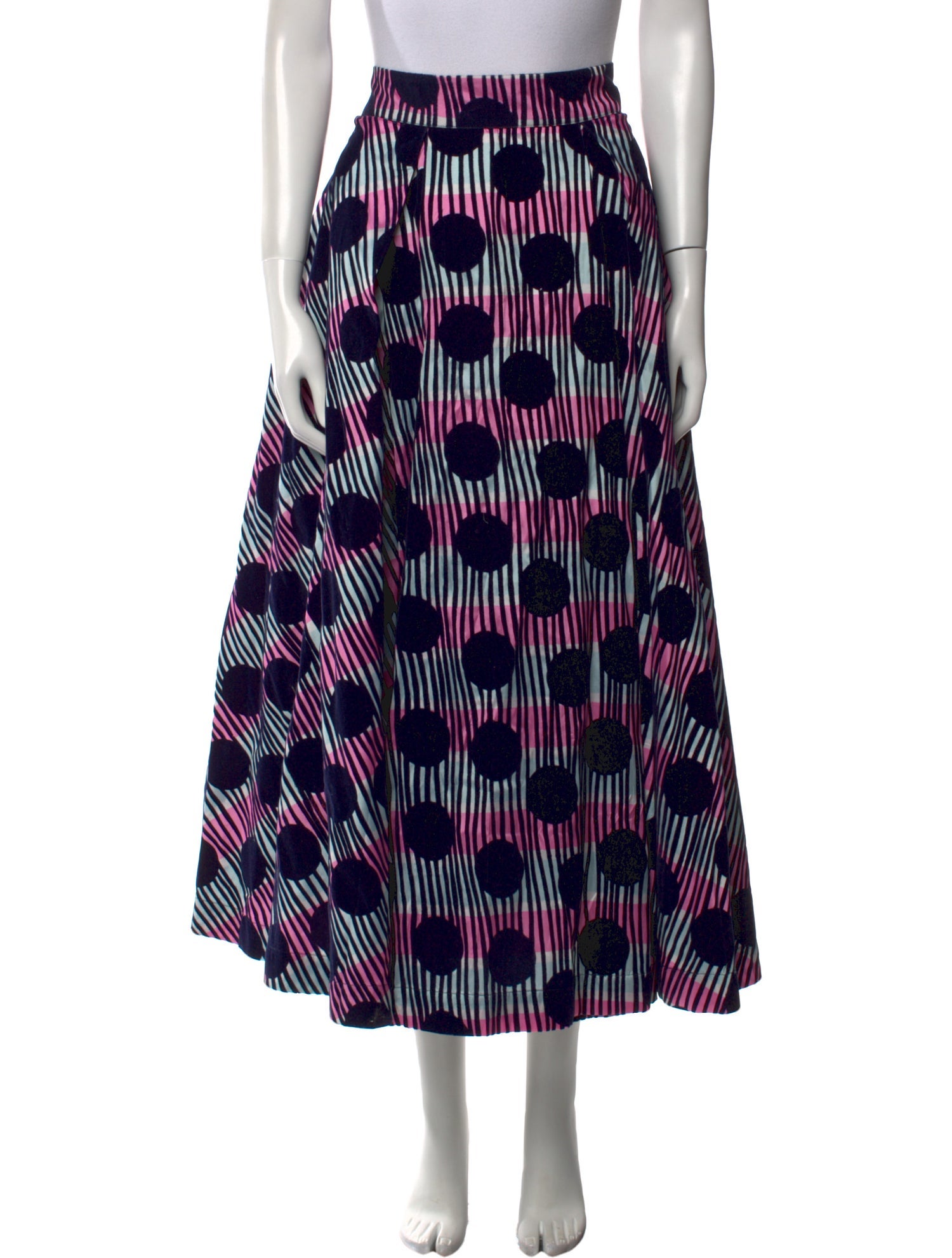 Frances Valentine Printed Midi Length Skirt