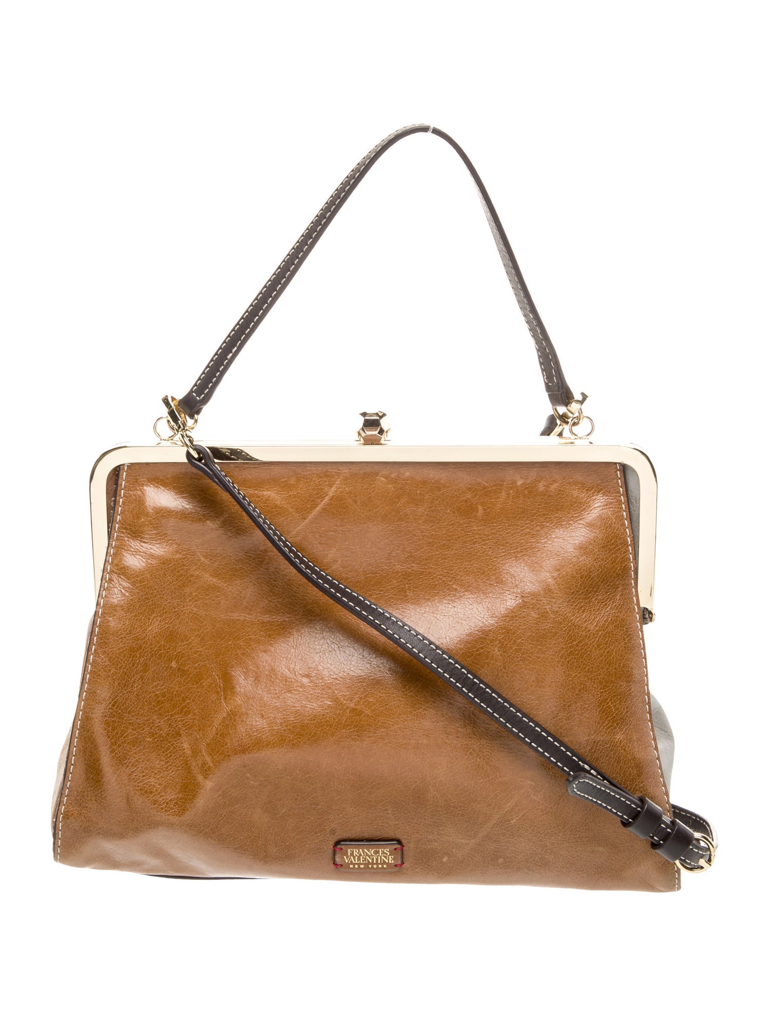 Frances Valentine Leather Evening Bag