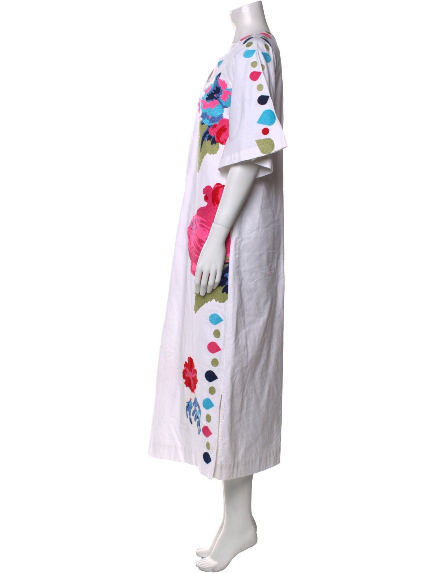 Frances Valentine Floral Print Long Dress