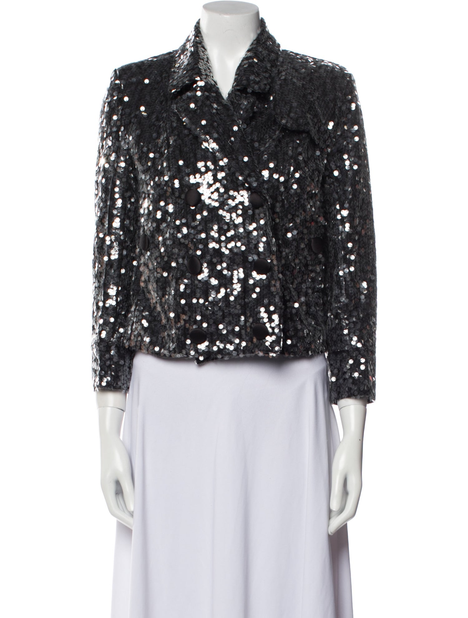 Frances Valentine Sequin Printed Evening Jacket