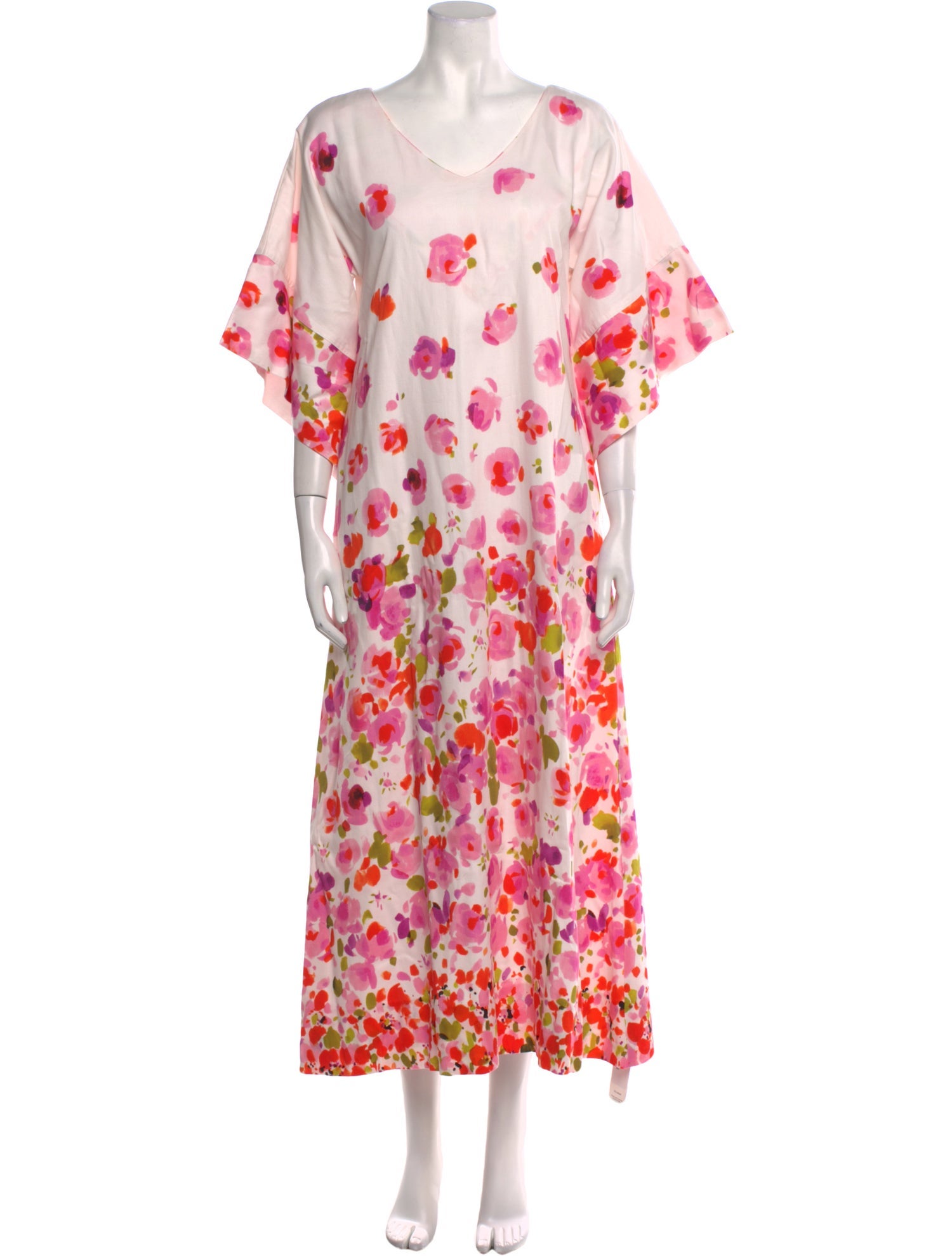 Frances Valentine Floral Print Long Dress w/ Tags