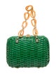 Frances Valentine Wicker Top Handle Bag