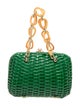 Frances Valentine Wicker Top Handle Bag