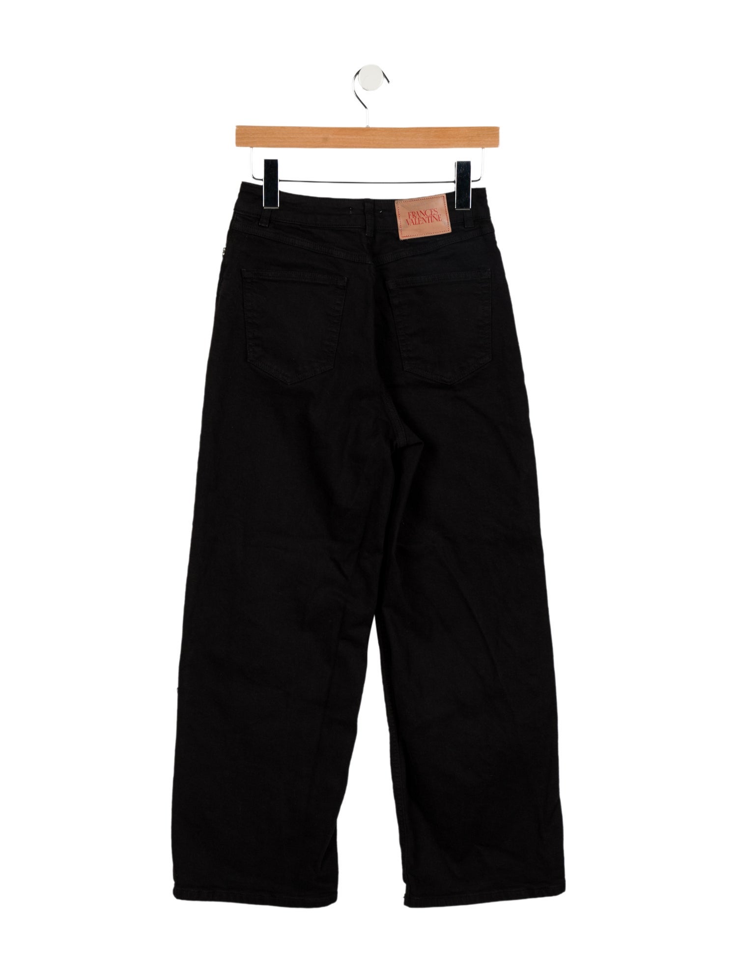 Frances Valentine Mid-Rise Wide Leg Jeans