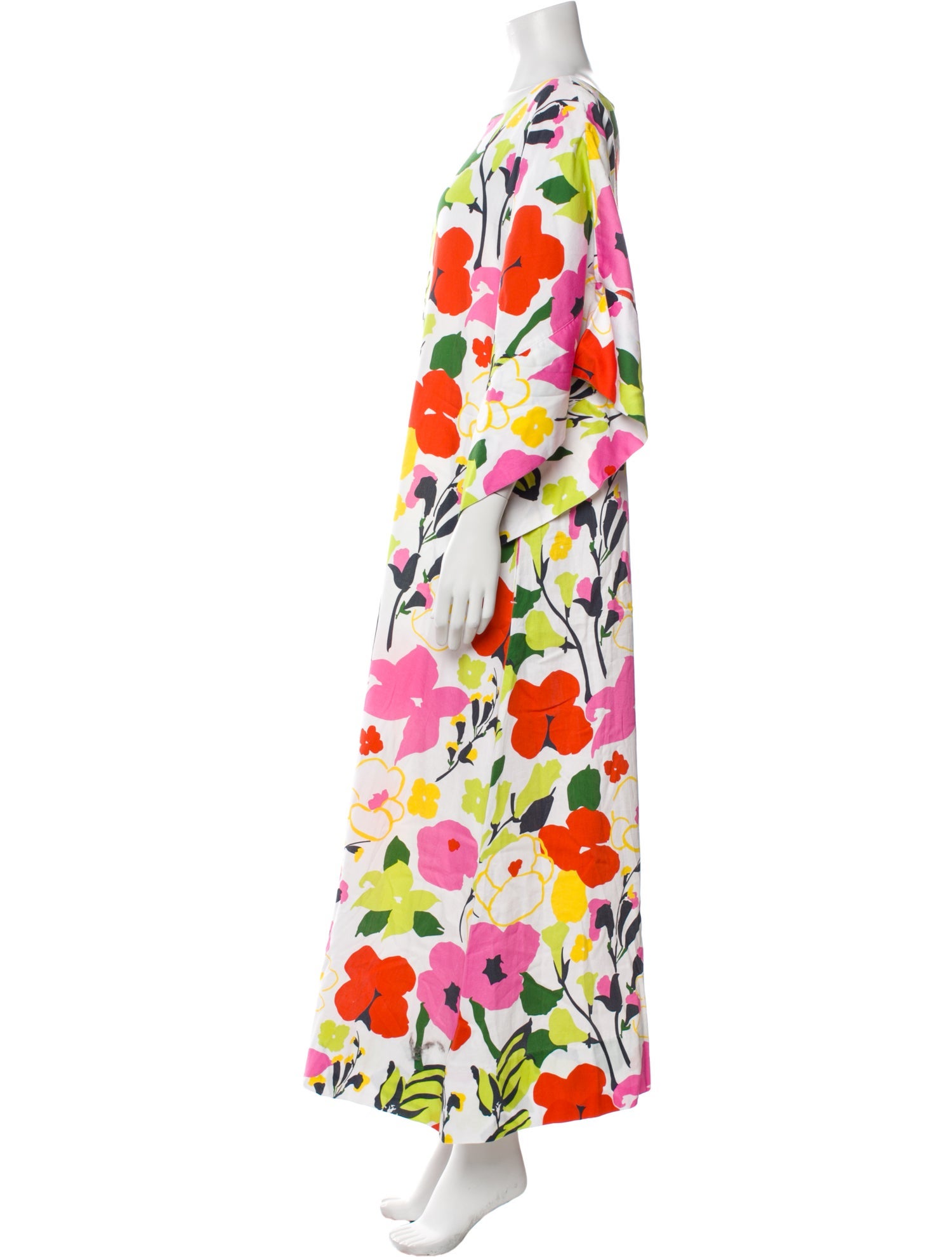 Frances Valentine Floral Print Long Dress