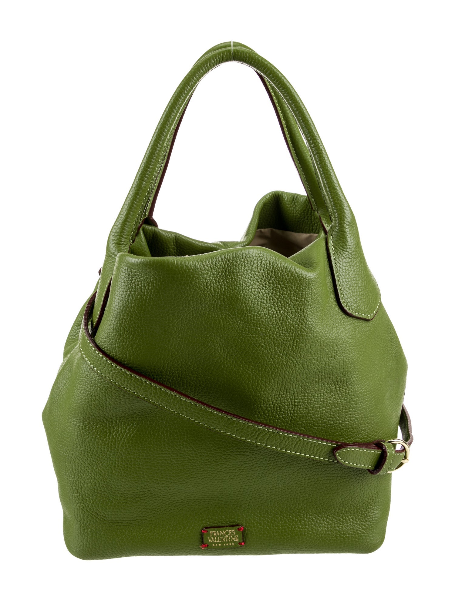 Frances Valentine Leather Top Handle Bag