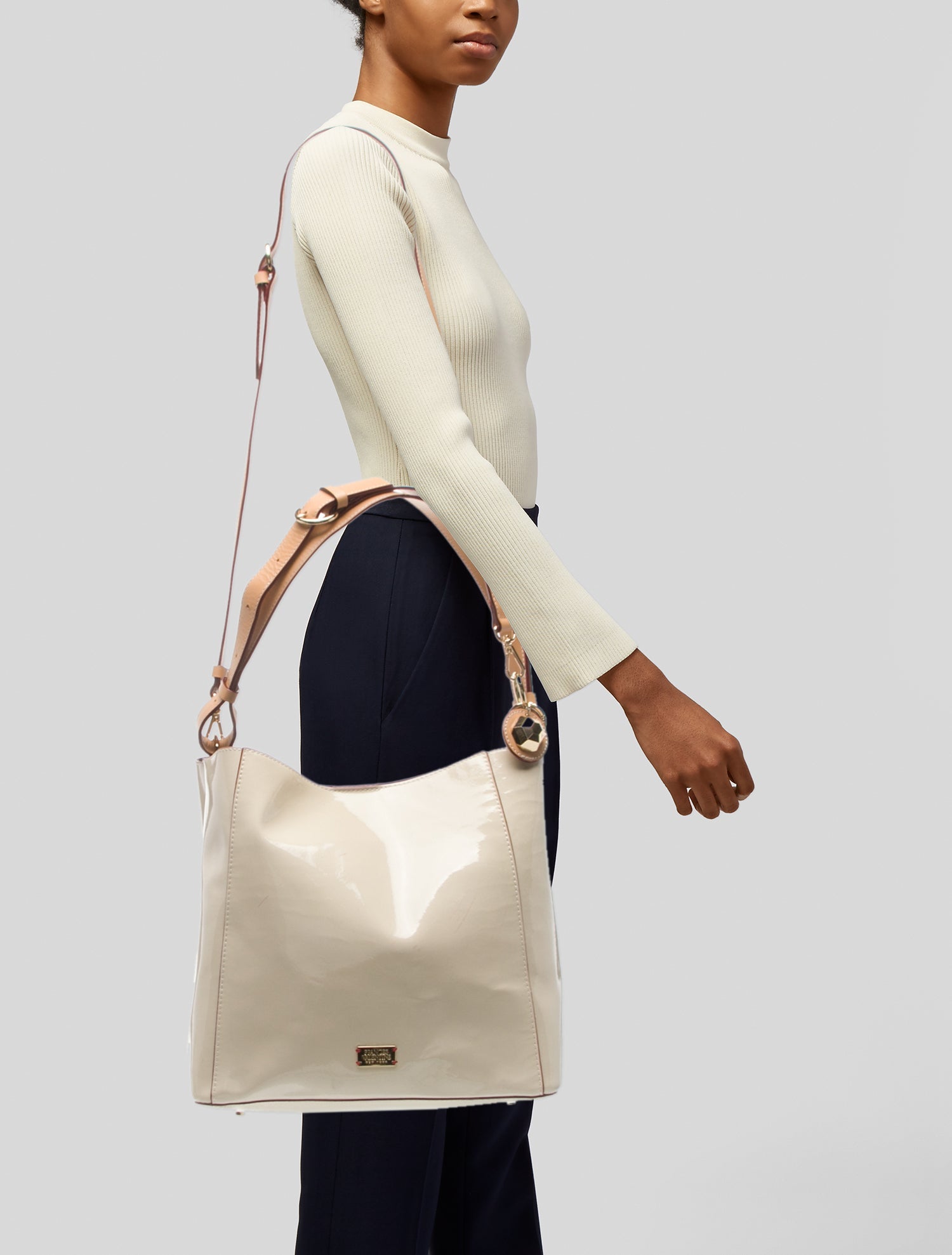 Frances Valentine Patent Leather Crossbody Bag