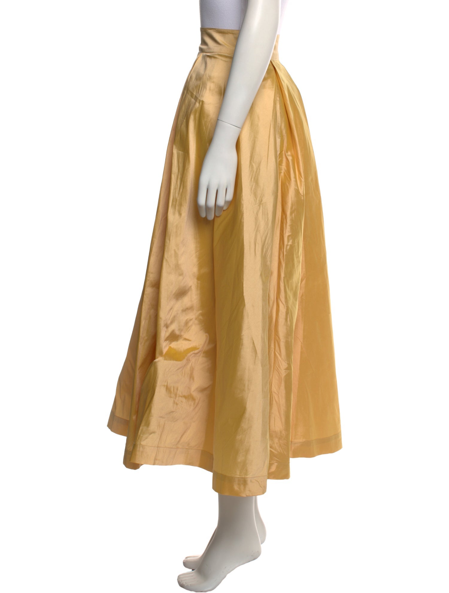 Frances Valentine Pleated Accents Midi Length Skirt w/ Tags