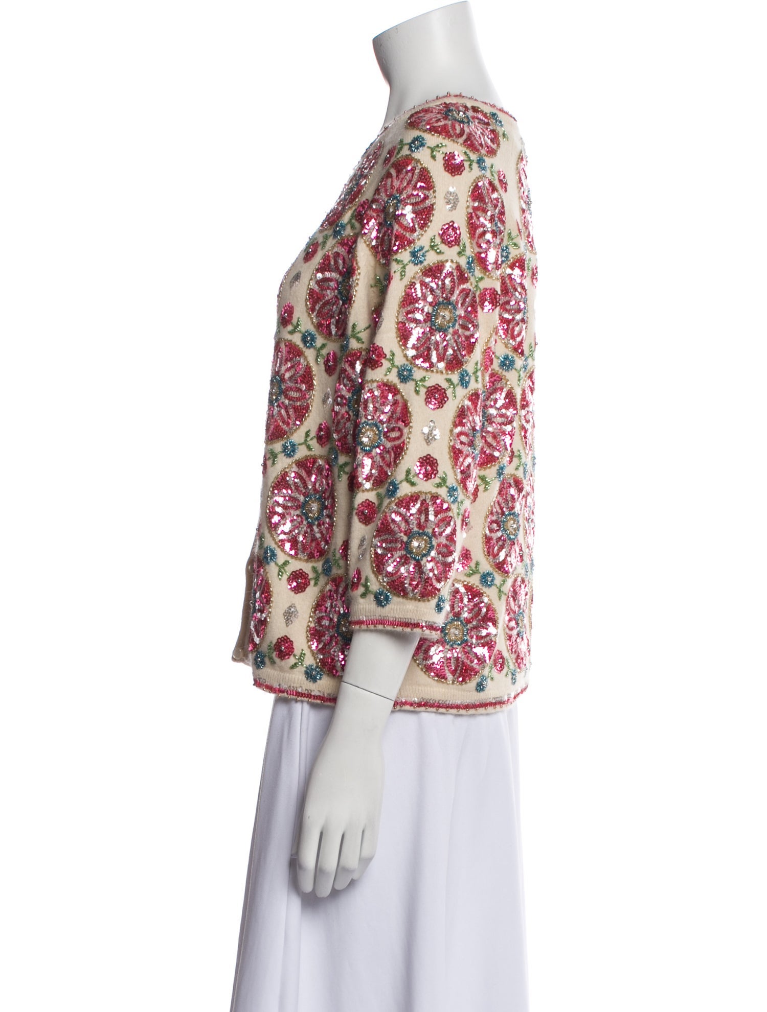 Frances Valentine Floral Print Evening Jacket w/ Tags