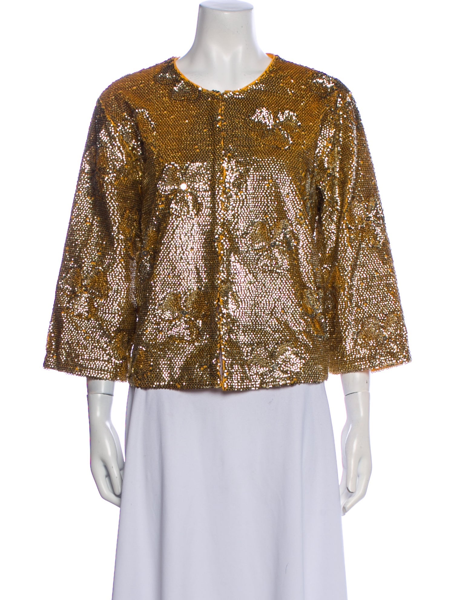 Frances Valentine Sequin Patterned Jacket w/ Tags