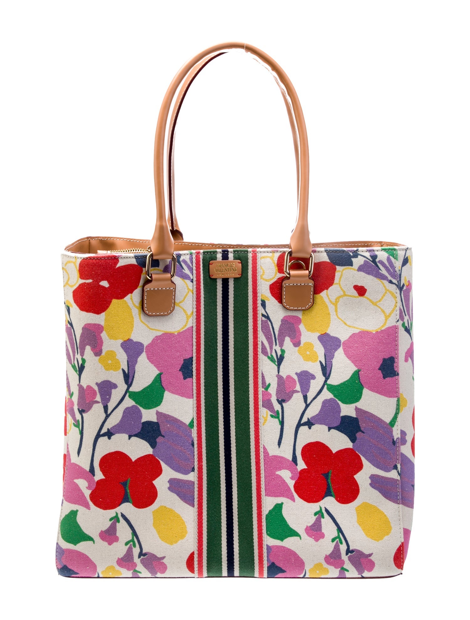 Frances Valentine Canvas Top Handle Bag