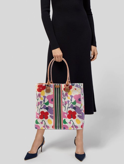 Frances Valentine Canvas Top Handle Bag