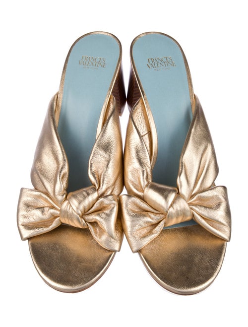 Frances Valentine Leather Slides