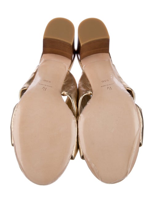 Frances Valentine Leather Slides