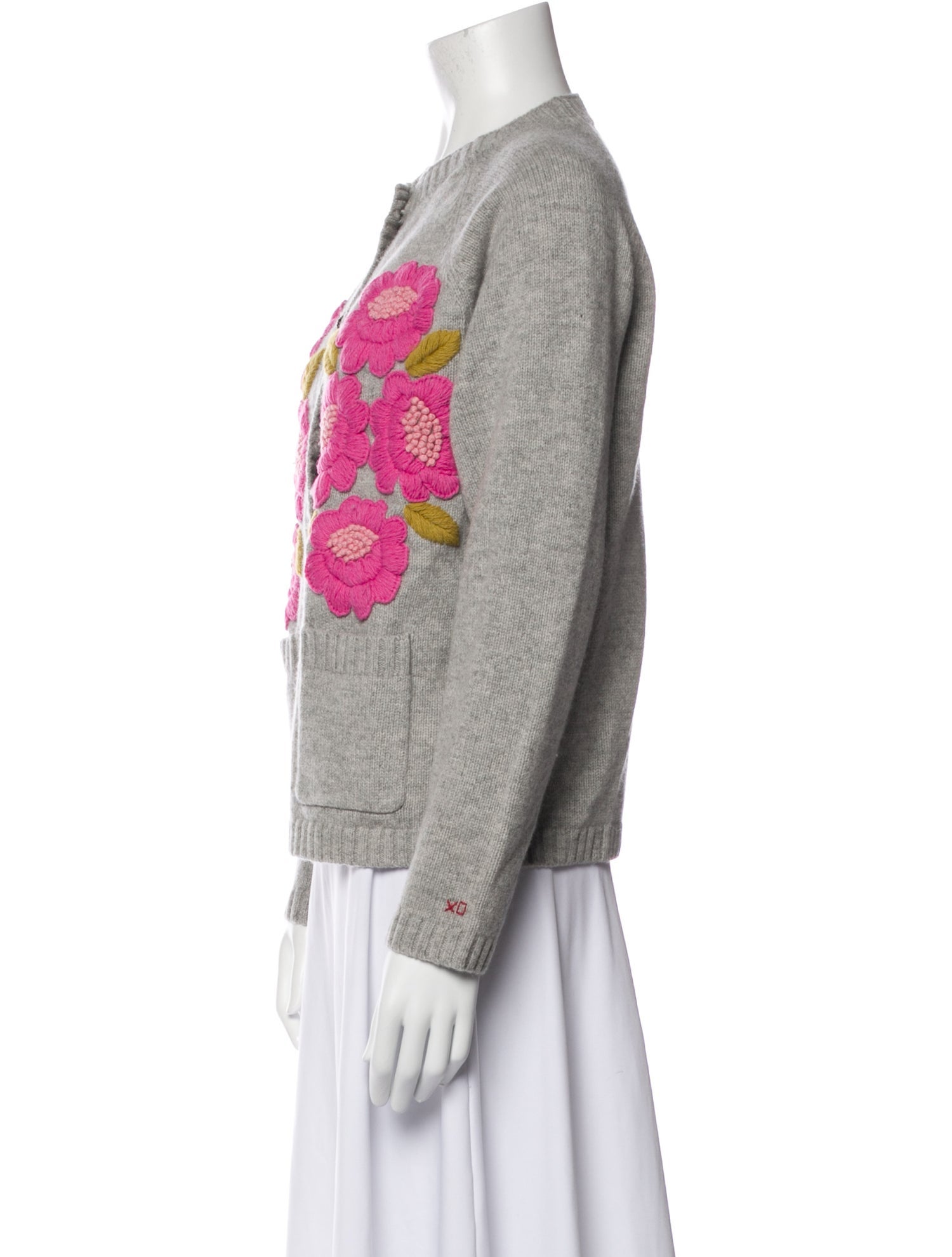 Frances Valentine Lambswool Printed Sweater