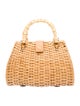 Frances Valentine Wicker Top Handle Bag