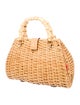 Frances Valentine Wicker Top Handle Bag