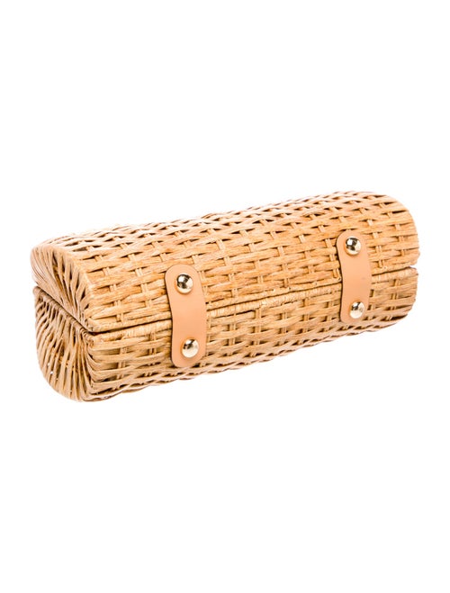 Frances Valentine Wicker Top Handle Bag