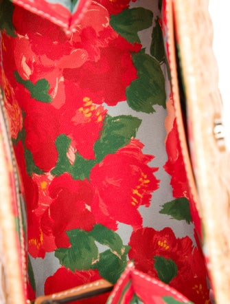 Frances Valentine Wicker Top Handle Bag