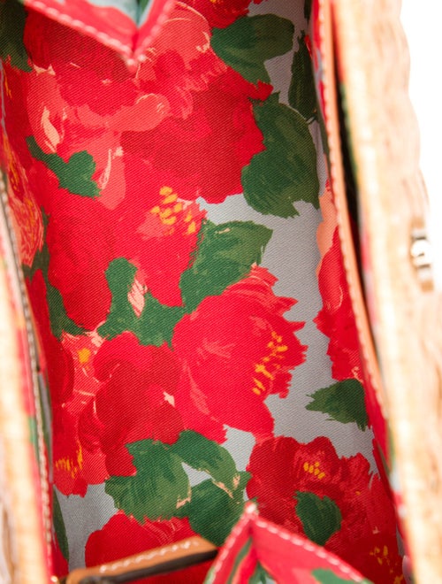 Frances Valentine Wicker Top Handle Bag