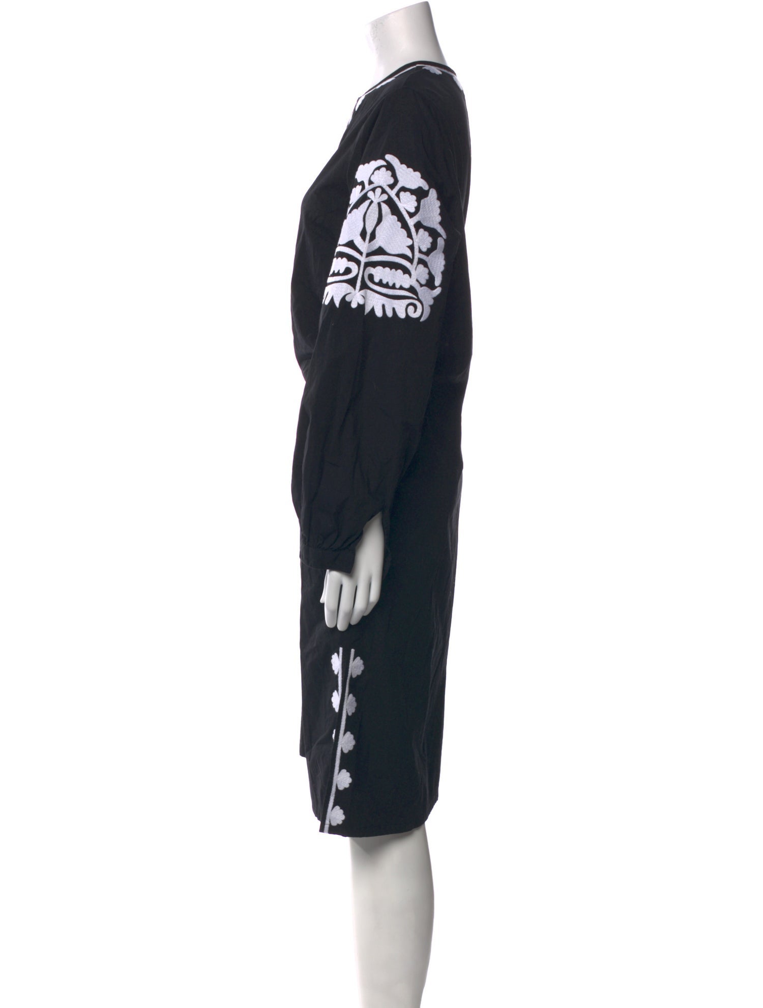 Frances Valentine Graphic Print Midi Length Dress