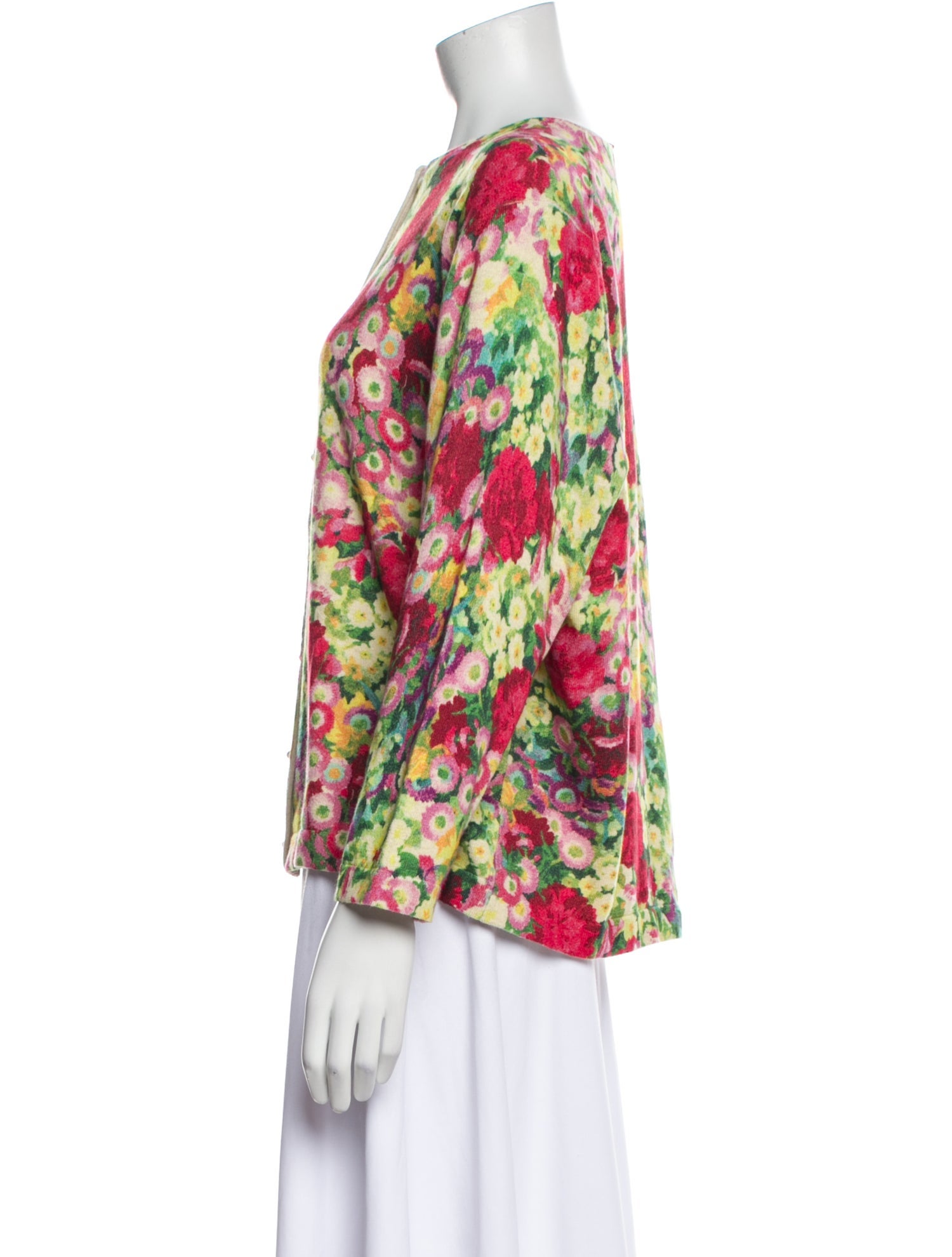 Frances Valentine Floral Print Crew Neck Sweater w/ Tags