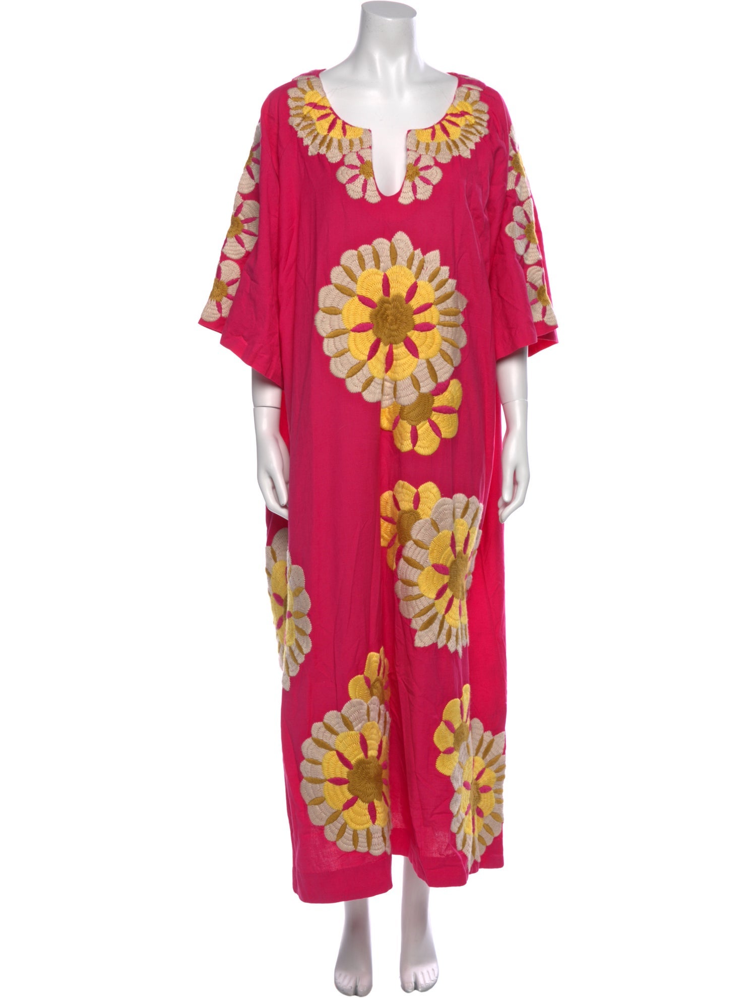 Frances Valentine Floral Print Long Dress w/ Tags