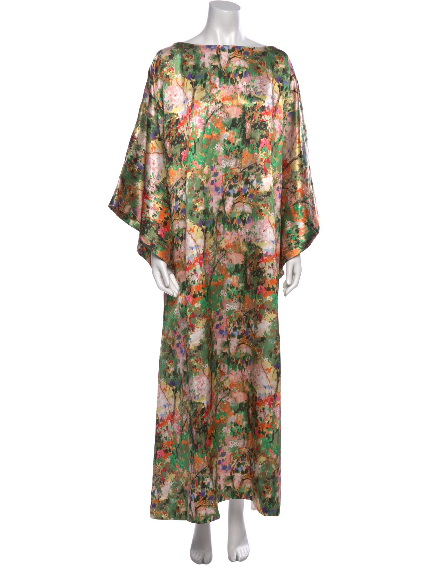 Frances Valentine Floral Print Long Dress w/ Tags